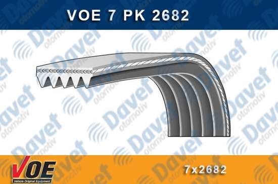 CON-7PK2682 V Kayiş Kanalli (7pk2682)( Ford   Transit V347 2.4 100-140ps (-Ac) )